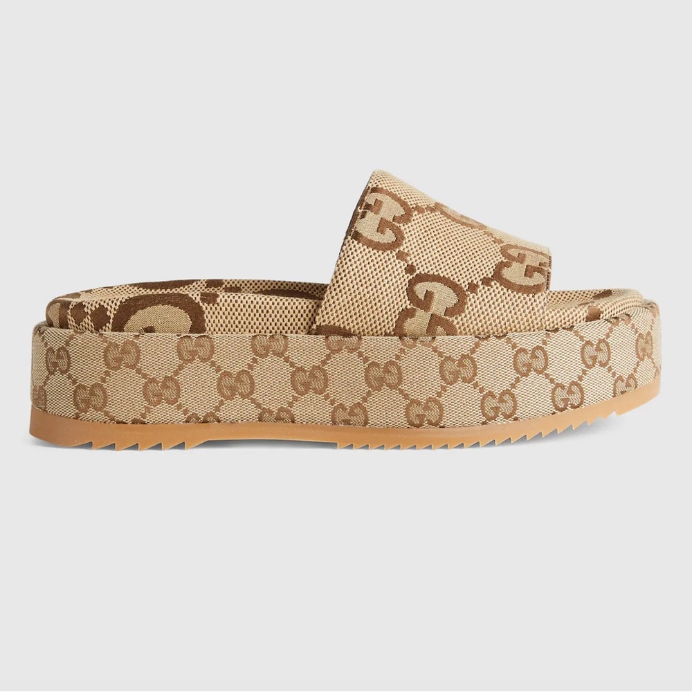 Gucci Logo platform slides - Picture 2 of 11